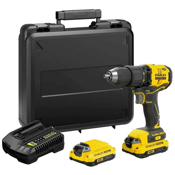 Kit Atornillador Inalámbrico Brushless Stanley Batería 20V SBD710C2K