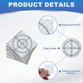 thumbnail image 3 of Uxcell Survey Reflector Sheets Self-Adhesive Target Sheets for Total Stations White 40x40mm, 3 of 7