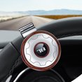 thumbnail image 1 of Perilla giratoria para volante de 360 grados | Empuñadura de aleación y fibra de carbono | Bola de refuerzo fácil de instalar para giros cerrados y estacionamiento | Accesorio universal para coche, 1 of 7