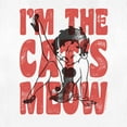 thumbnail image 2 of Women's Betty Boop I'm the Cats Meow  Graphic Tee White X Large, 2 of 4
