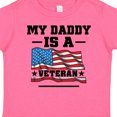 thumbnail image 4 of Inktastic My Daddy is a Veteran Boys or Girls Toddler T-Shirt, 4 of 5