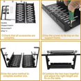 thumbnail image 4 of Under Desk Cable Storage Rack Expandable Management Tray 1Pcs, 4 of 5