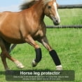 thumbnail image 4 of Pnellth 4Pcs Horse Leg Protectors Breathable Mesh Keep Your Horse And Protected Horse Leg Protectors, 4 of 9