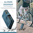 thumbnail image 6 of ELEHOLD for Samsung Galaxy S24 FE Case for Men Women Wallet Case, Premium Leather Shockproof Purse Case with Credit Card Slots Zipper Pocket Anti-Loss Wriststrap Samsung Galaxy S24 FE,Blue, 6 of 9