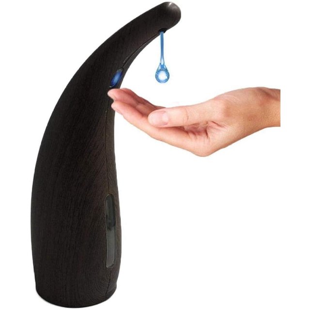 Dispensador automático de jabón líquido, dispensador automático de desinfectante de manos montado en la pared, dispensador de jabón para platos brillar Electrónica