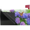 thumbnail image 4 of Hydrangea Flowers with Butterflies Magnetic Mailbox Cover MailWraps Garden Yard Home Decor for Outside Standard Size-18"x 20.8", 4 of 5