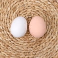 thumbnail image 4 of MasteelfCA 10 Pcs Oeufs Artificiels Faux Oeufs de Poule Réalistes Jouets Éducatifs Bricolage pour Enfants pour Peinture Graffiti (5 Pcs Blancs et 5 Pcs Rouges), 4 of 7