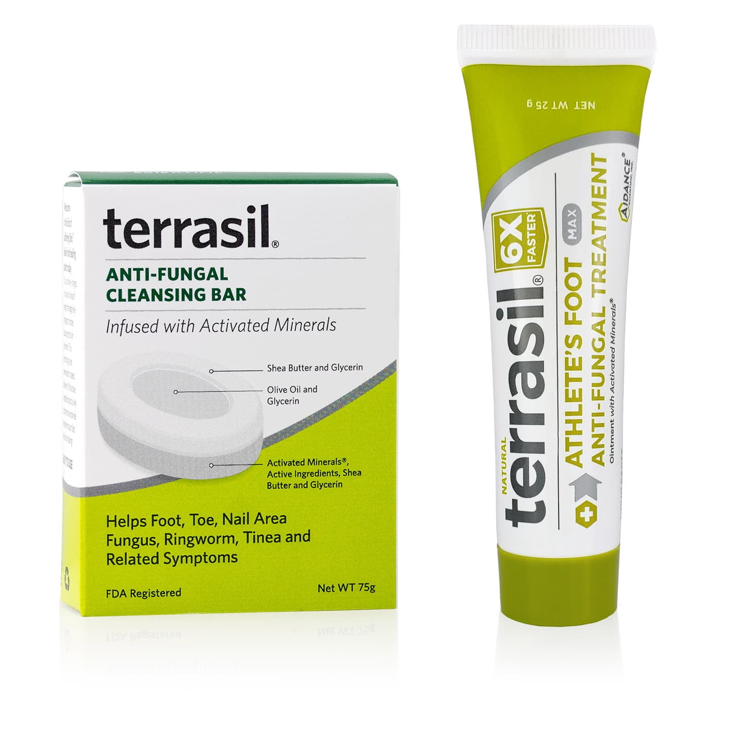 Athlete's Foot Cream Treatment 2Product Kit Including AntiFungal Max