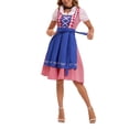 thumbnail image 5 of LEKODE oktoberfest outfits women dirndl dress Bavarian Dress tracht dress Oktoberfest Waitress Party Dress Bavarian Carnival Outfit Blue L, 5 of 5