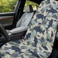 thumbnail image 2 of KUIFORTI Fish Camouflage Car Seat Towel Covers with Storage Bag Soft Athletic Running Towel Seat for Yoga,Gym,Workout,Sports,Running,Camping and Beach Car Accessories, 2 of 7