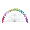 thumbnail image 4 of 24 PCS Butterfly Garden Stakes Adornos de césped Decoraciones al aire libre para la fiesta De colores, 4 of 8