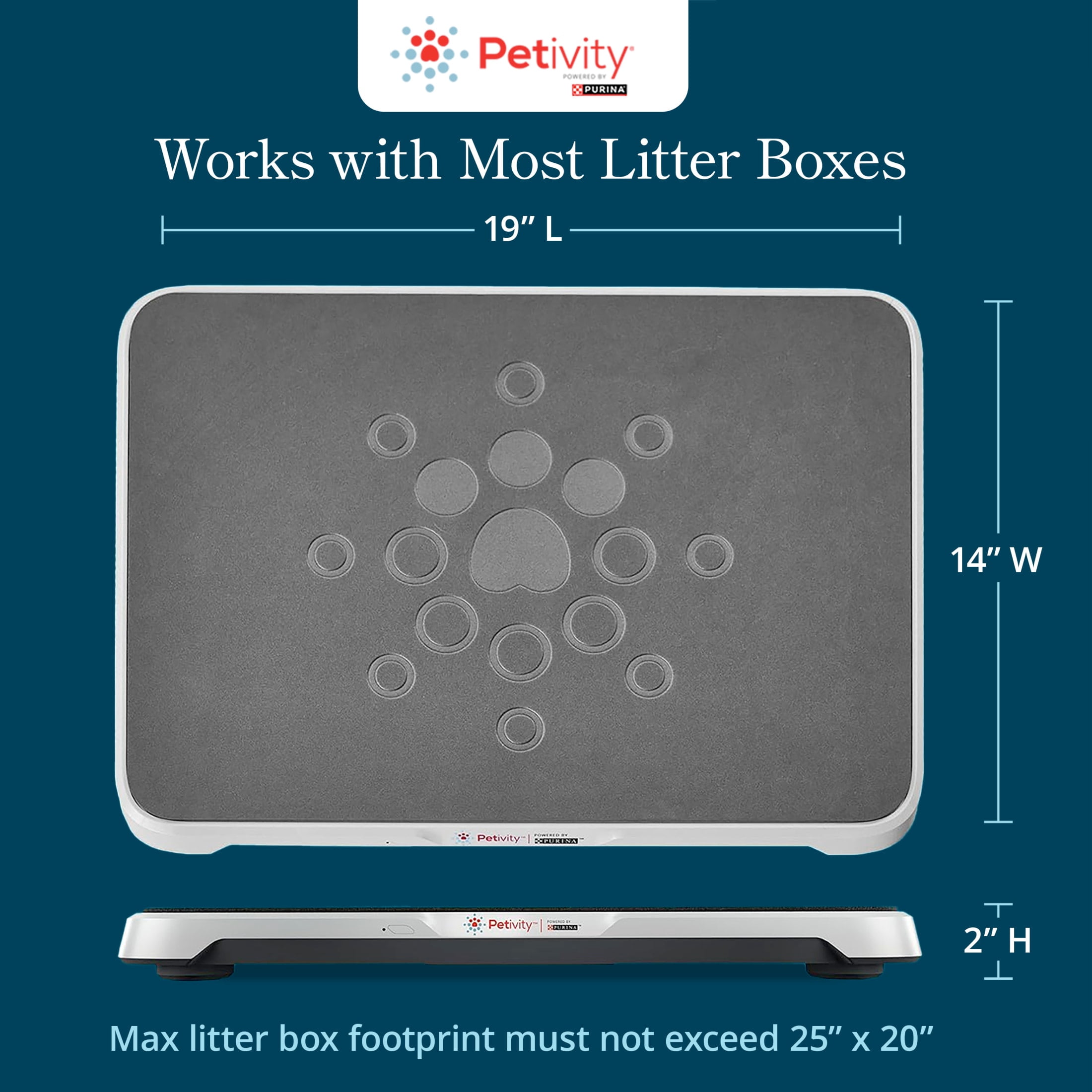 Purina Petivity Health Monitoring Cat Litter Box Small System, 5.5 lb. Box