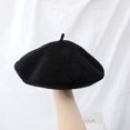 thumbnail image 1 of LinYooLi Ishihara Rimi Hat Vintage British Wool Beret Thick Japanese Painter Hat Korean Version Versatile Pumpkin Hat Girl, 1 of 9