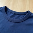 thumbnail image 4 of mgoYE Toddler Baby Boy Back To School Outfits Embroidery Short Sleeve T-shirt Shorts Clothes(Blue,4-5 Years), 4 of 8
