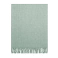 thumbnail image 1 of Jeté Fausse Cachemire Vert Jade, 1 of 3