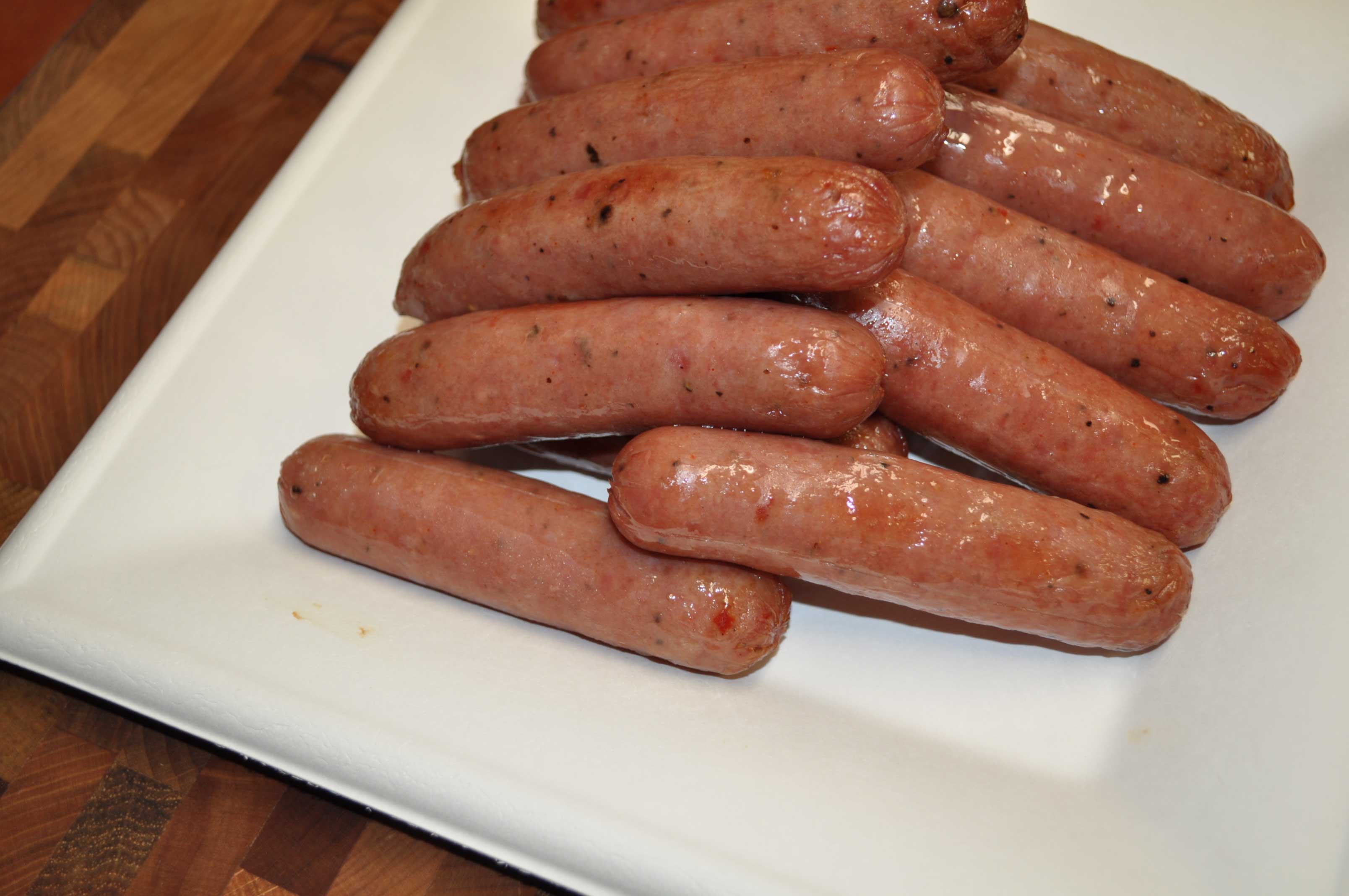 Syracuse Mini Smoked Sausage Link, 10 Pound 1 each.
