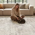 thumbnail image 6 of MICGEEK 9x12 Washable Area Rugs for Living Room, Modern Abstract Printed Rug, Vacuum-Friendly, Non Slip Indoor Rug for Bedroom Dining Room Home Decor Carpet,Beige, 6 of 9