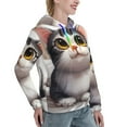 thumbnail image 6 of Haiem Cute Cartoon Kitten for Men's Fashion Hoodies & Sweatshirts with Kangaroo Pocket,Hooded Sweatshirt with Eye-catching Drawstrings-Small, 6 of 7