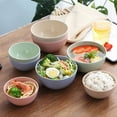 thumbnail image 4 of Cuencos de cereales irrompibles, cuencos reutilizables para cereales, arroz, cena, avena, ensalada, 4 Uds., 4 of 7