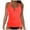Z02-Watermelon Red, variant on GEWSEY Tankini Tops for Women Swimwear Top Only Tummy Control Bathing Suit Top No Bottom (Light Green, L)