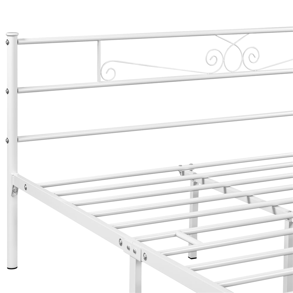 Topeakmart Twin XL Size Metal Bed Frame Platform Bed Foundation with