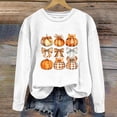thumbnail image 2 of XMMSWDLA Halloween Sweaters for Women Vintage Graphic Pullover Tops Fall Sport Sweatshirts Clothes 2024, 2 of 3