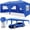 Blue, variant on Dtwnek 10'x20' Canopy Outdoor Portable Party Folding Tent with 6 Removable Sidewalls + Carry Bag + 4pcs Weight Bag, Blue