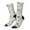 2 Black-2, variant on Funny Cat White Crew Socks for Men & Women, Breathable Casual Athletic Ankle Socks