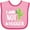 Pink and Fuchsia, variant on Inktastic I Am Not a Hugger with Cactus Boys or Girls Baby Bib