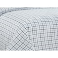 thumbnail image 2 of Modern 6 Piece Sheet Set with 4 Embroidered Pillowcases in Bank Plaid by Posh Home - King, 2 of 3