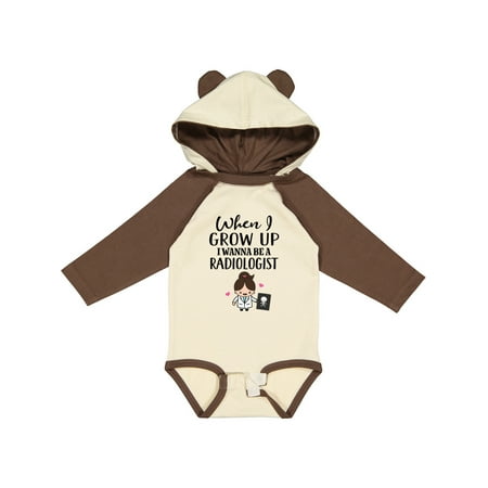 

Inktastic Future Radiologist Outfit Gift Baby Girl Long Sleeve Bodysuit