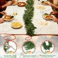 thumbnail image 3 of Guvpev 9FT Christmas Garland, Real Touch Cedar Garland for Holiday Decor, Thick & Lush Artificial Greenery Cypress Garland for Mantel, Fireplace, Arches, Staircase, Indoor & Outdoor Xmas Decorations, 3 of 8