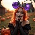 thumbnail image 4 of PinkSheep LED Luz hasta Halloween Bat Mouse Minie Orejas Diadema Brillo Codos Accesorios para el Cabello Disfraz para Mujer Vestido de Fiesta, 4 of 6