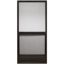 PRECISION SCREEN & SECURITY PROD 3480BZ3068 Provincial Series Overall Dimensions Bronze Door, 35-1/2"W X 79-3/4"H