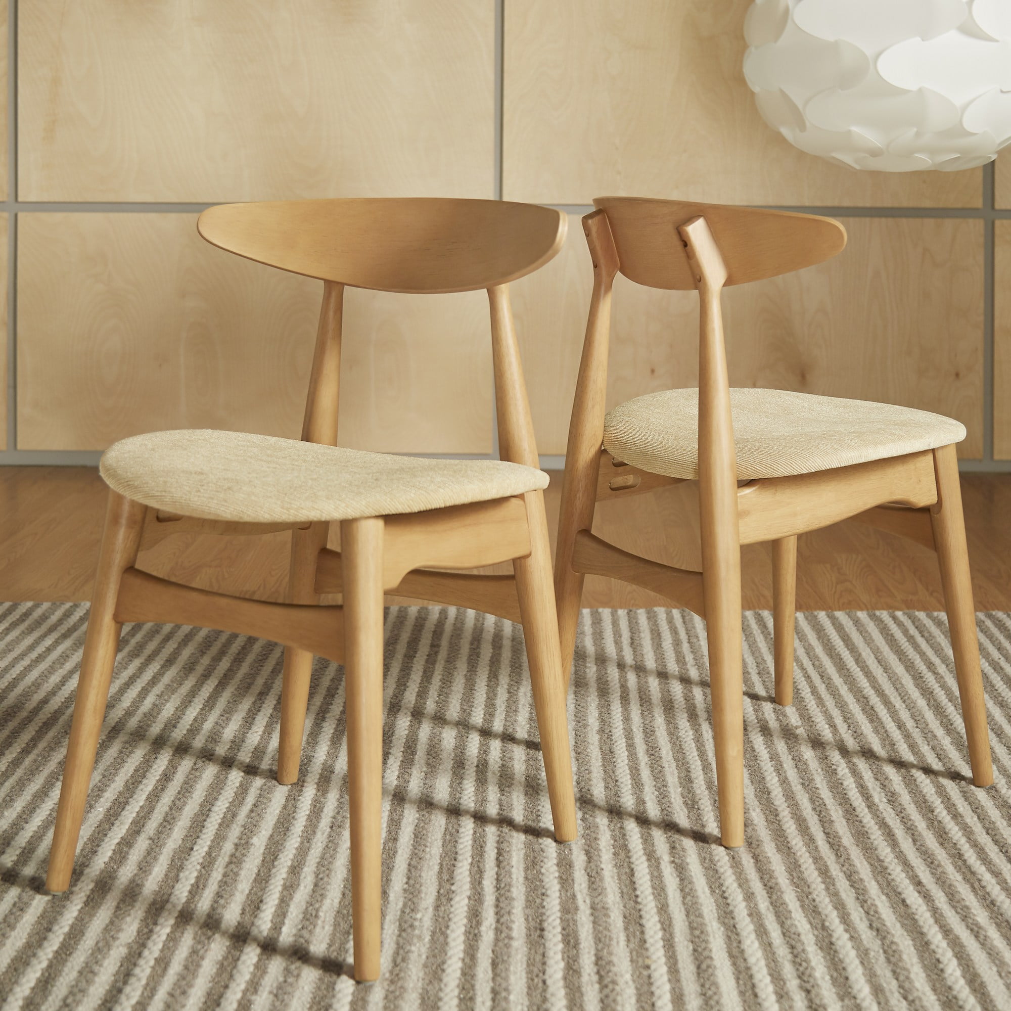 Inspire Q Norwegian Danish Tapered Dining Chairs Set Of 2 By Inspire Q Norwegian Danish Tapered Dining Chairs Set Of 2 By Modern Com