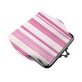 thumbnail image 4 of Lady Leather Wallet Zero 4.13 X 4.52 In Three-Dimensional Buckle Design Small Portable Easy Opening And Closing Pink Stripe_1, 4 of 5