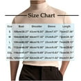 thumbnail image 3 of ZCFZJW Men's Short Sleeve Compression Shirts Turtleneck Athletic Quick Dry Base Layer Undershirt Running Workout Sports Gym Muscle Tees Top Beige XXXL, 3 of 9