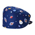 thumbnail image 1 of Gorro exfoliante para enfermeras, accesorios ligeros para uniformes, gorro de trabajo estampado, gorro de enfermería para trabajadores de , SPA, Cohete, 1 of 8