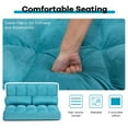 thumbnail image 6 of Kadyn Floor Chair, Legless Tatami Chair, Lounge Chair,Lazy Chair,6-Position Foldable Floor Sofa Bed with Detachable Cloth Cover-Blue, 6 of 6