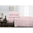 thumbnail image 3 of 100% Egyptian Cotton Bed Sheets Set with 12" Inch Deep Pocket - Soft & Cooling Sheets - 4 Piece Sheets & Pillowcases - 400 Thread Count Luxury Bedding - Pink Solid, Twin-XXL Size., 3 of 7