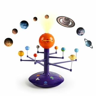 SeekFunning Learning Toys Solar System - 8 Planets Solar System Model with  Projector, Talking Space Toys for Kids Gifts