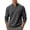 001 Dark Gray, variant on Mens Quarter Zip Pullover Casual Waffle Sweaters Long Sleeve Standing Collar Top with Pocket