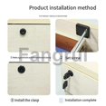 thumbnail image 5 of For office desk drawer lock zinc alloy anti theft for furniture cabinet door lock file cabinet lock, 5 of 5