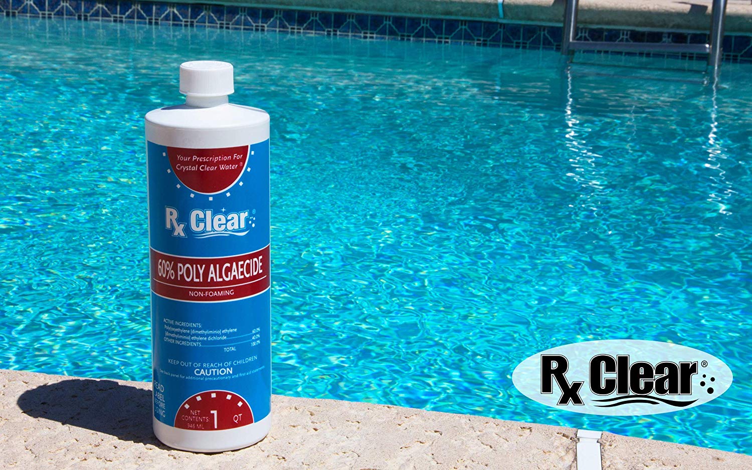 Rx Clear Algaecide 60 Plus Liquid for Swimming Pools, 6 Pack - image 3 of 7