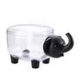 thumbnail image 1 of Soporte para palillos de dientes ZHAOCHENG Elefante negro ABS, 1 of 5