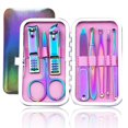 thumbnail image 1 of DAYELAA Manicure Set Nail Clippers Pedicure 18 Pieces Stainless Manicure Kit Professional Grooming Care Tools Nose Hair Scissors Nail File. Best Gift, 1 of 4