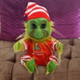 thumbnail image 1 of Mini Grinch Ornaments Grinch Ornaments Grinch Christmas Decorations Creative Plush Elf-Dolls Christmas Geek Dolls Christmas Gifts Green Geek, 1 of 5