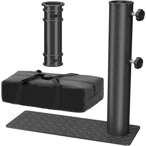 Heavy Duty Portable Flag Pole Tire Mount with 5mm Thick Base