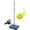 Blue and Yellow, variant on Swingball Pickleball All Surface Portable Game Set, Green and Yellow, Ages 6+