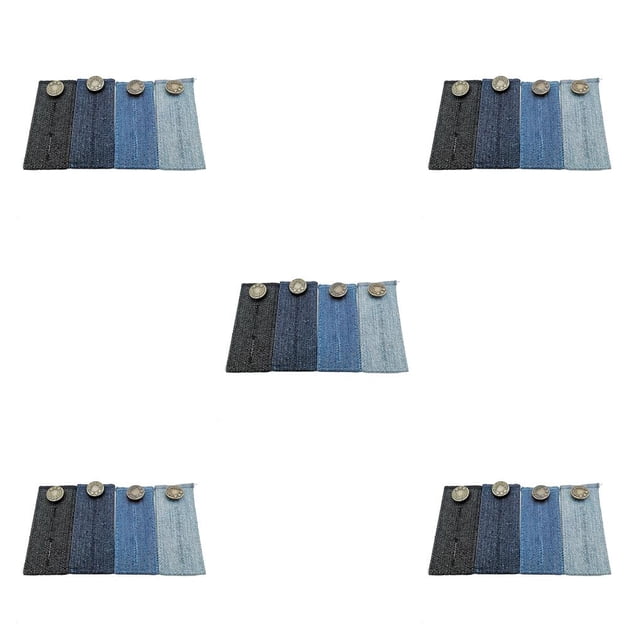 Justharion Comfortable Trimester Pants Extender Waistband Rectangle Clothes Extension Jeans Accessory Trousers Skirt Favors type 2 5Set
